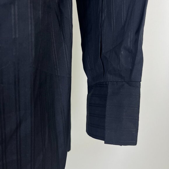 NWOT SEE BY CHLOÉ Long Sleeve Mini Shirt Dress Black Size 38 - Picture 6 of 12